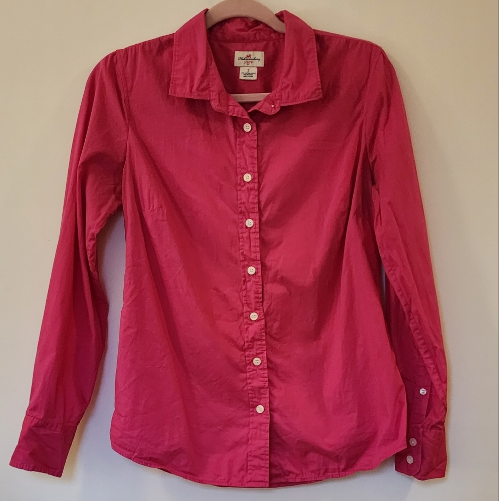 J Crew Pink Haberdashery Button‎ Up Shirt Size Small